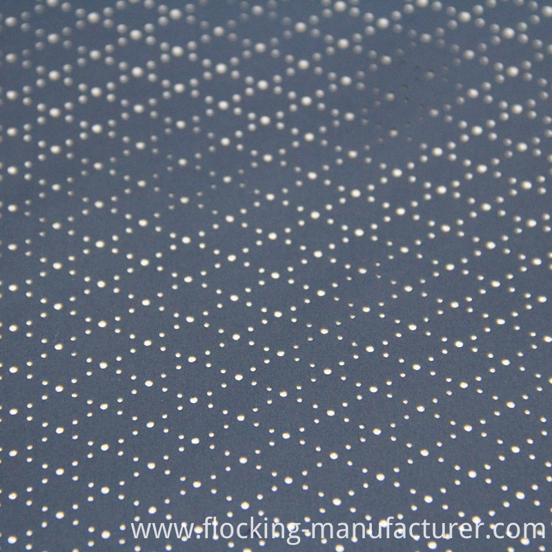 Polyester Pongee Fabric with Diamond Mesh Hole Pattern